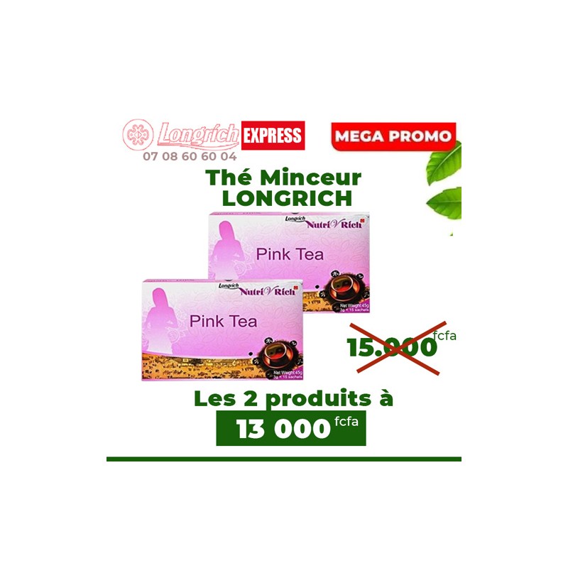 Promo 2  Thé Roses Minceur LONGRICH