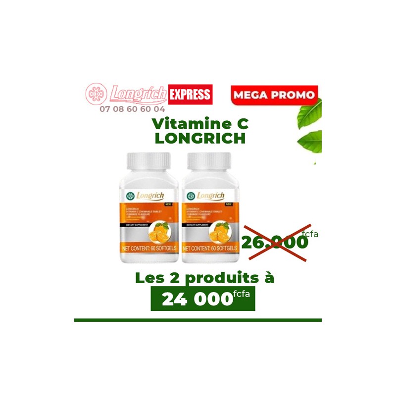 Promo 2 Vitamines C Longrich