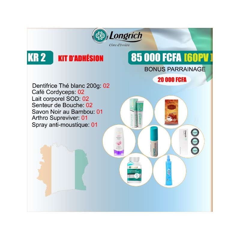 Kit d'adhesion LONGRICH KR2